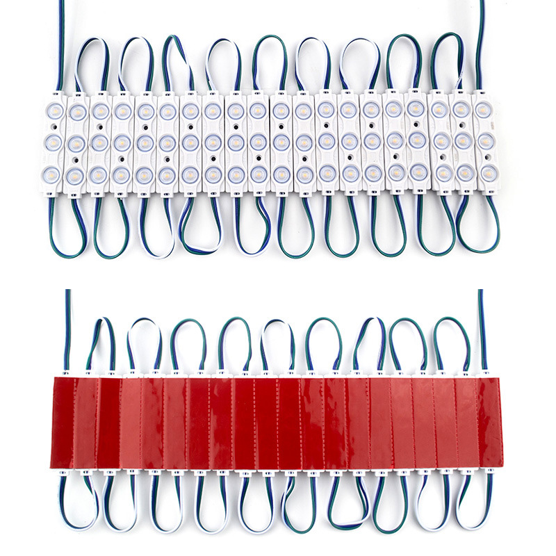 12V 3-Chip Tunanle White LED Light Module String, 20pcs a string 12V 3-Chip Tunanle White LED Light Module String, 20pcs a string